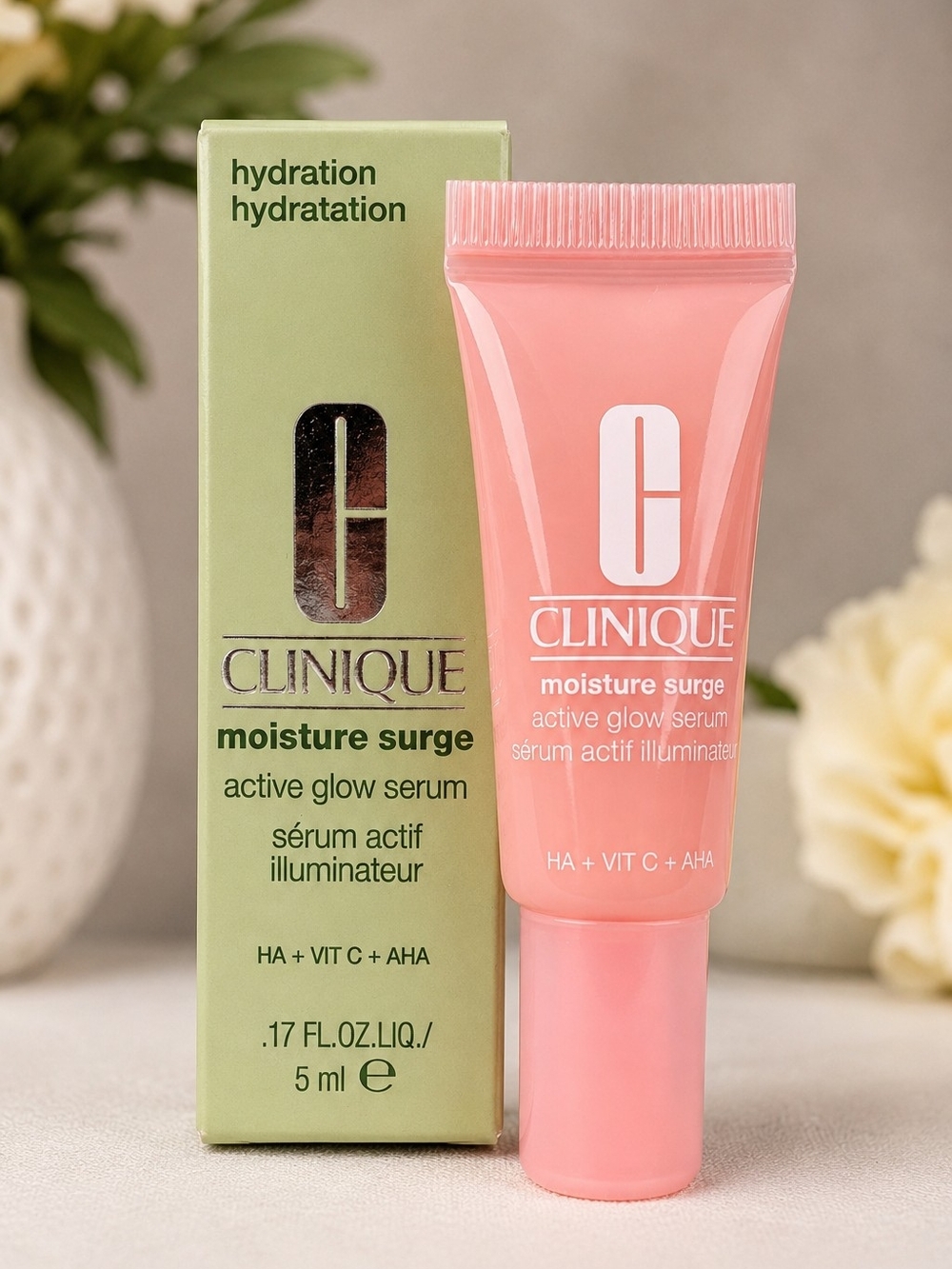 Clinique Moisture Surge Active Glow Serum — Pink